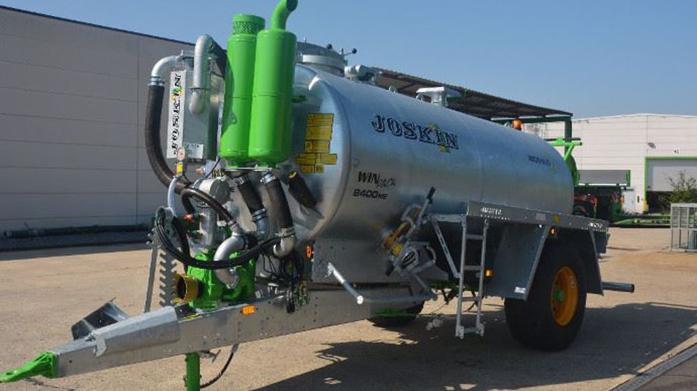 Les quatre modèles supplémentaires bénéficient d'une pompe industrielle de type Vaccum. (©Joskin)