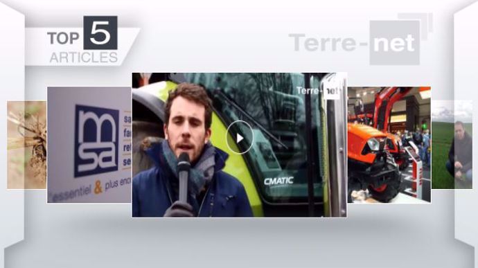 Les articles les plus lus sur Terre-net cette semaine. 