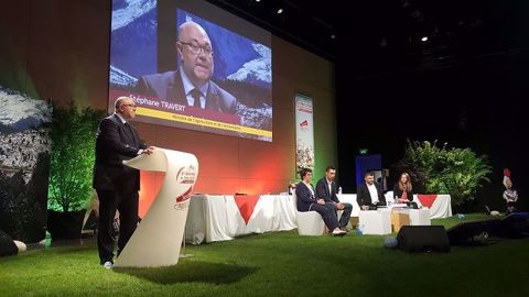Stéphane Travert est venu clôturer le Congrès JA à Lourdes. (©Terre-net Média)
