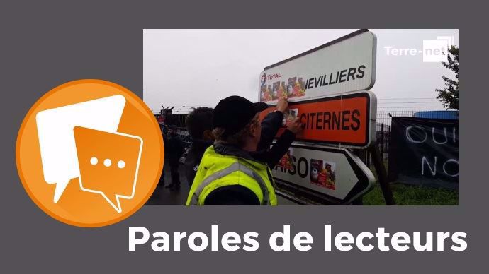 paroles de lecteurs blocages de raffineries fnsea ja
