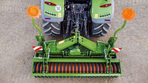 Amazone dévoile sa nouvelle gamme de herses rotatives Cultimix. (©Amazone)