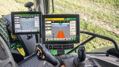 John Deere 4640, le dernier né des terminaux en cabine de la marque (©John Deere)