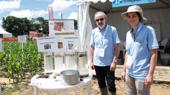 Alain Bouthier et Pascale Métais (Arvalis-Institut du végétal)