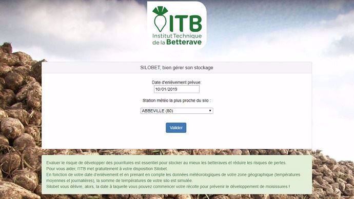 Nouvelle version de l'outil d'aide à la décision Silobet