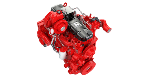 Le moteur B6.7 développe 326 ch et répond aux exigences du Stage V. (©Cummins)