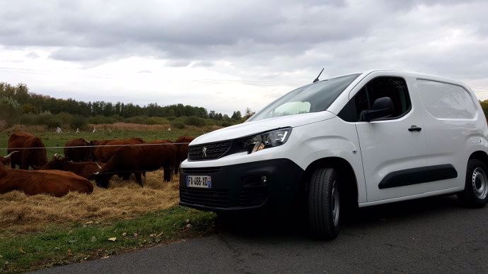 Le Peugeot Partner est presque identique à son cousin de Citroën