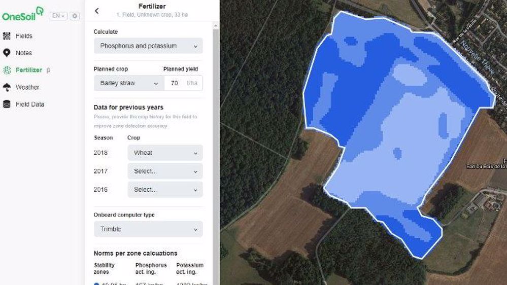 6,8 millions de parcelles déjà en mémoire sur le site. (©Terre-net Média)