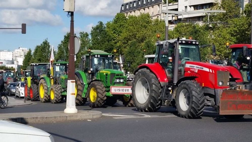 Les agriculteurs prévoient de manifester pendant toute une semaine. (©Terre-net Média) <span style="font-size: 14px; text-align: justify; color: #000000;">  