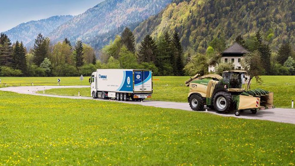 Le chiffre d'affaires Krone augmente de 32,6 % du côté machinisme agricole. (©Krone)