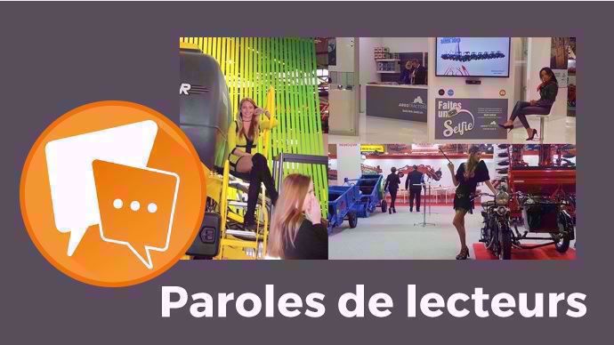 paroles lecteurs hotesses sexy sur les salons agricoles