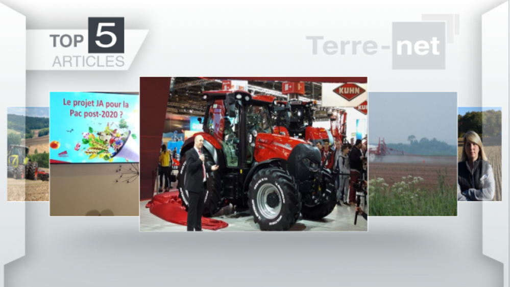 Articles les plus lus sur Terre-net cette semaine. (©Terre-net Média)