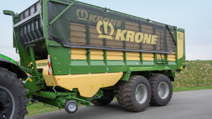 Remorque autochargeuse Krone ZX