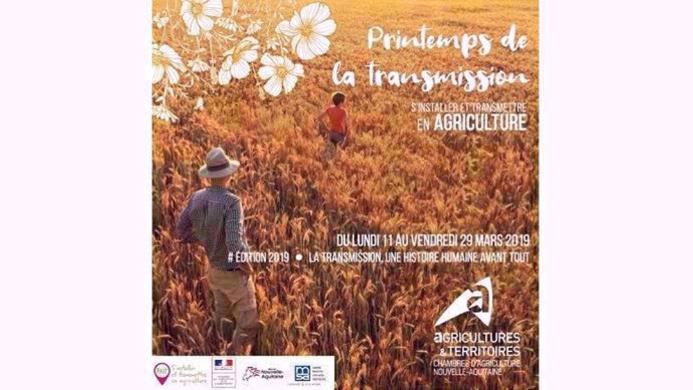 Derniers jours pour participer au Printemps de la transmission en Nouvelle-Aquitaine, qui se termine le 29 mars.(©Chambre d'agriculture de Nouvelle-Aquitaine)