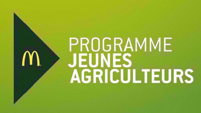 programme jeunes agriculteurs de McDo