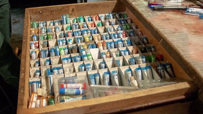 La pharmacie du troupeau tient dans un tiroir !