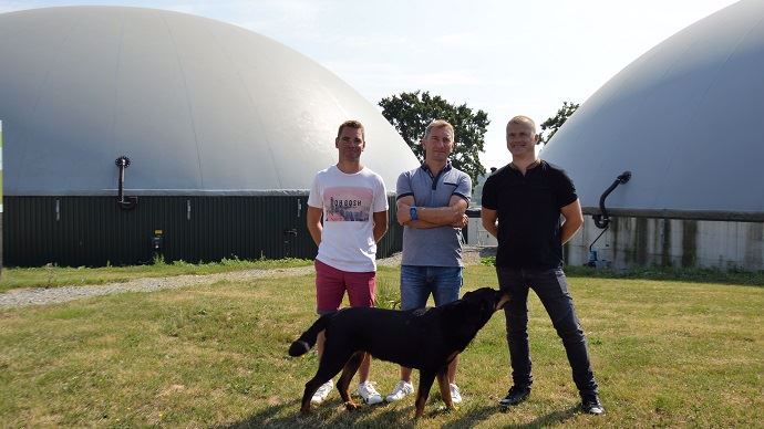 80 % de ce qui est introduit dans le méthaniseur de la SCEA du Champ Fleury est produit sur la ferme.