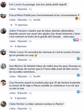 paroles de lecteurs terre net glyphosate post facebook