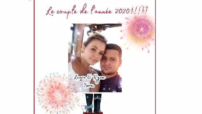 Laure et Ryan, couple de l'année 2020