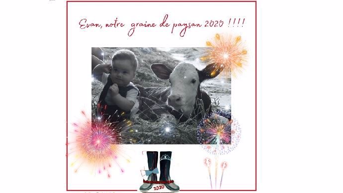 Le petit Evan est la graine de paysan 2020 !