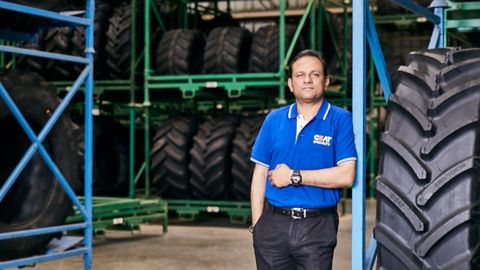 Dyutiman Chattopadhyay a élargi son offre pour monter en puissance sur le marché du pneu agricole. (©CEAT)