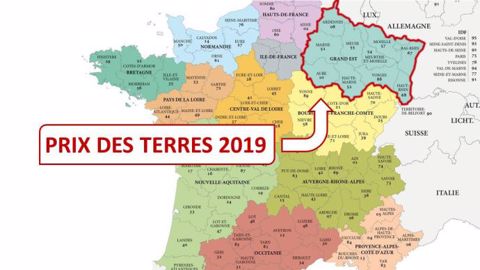 Dans le Grand Est, le prix de l'hectare libre est de 6 580 € en moyenne en 2019. (©Terre-net Média)
