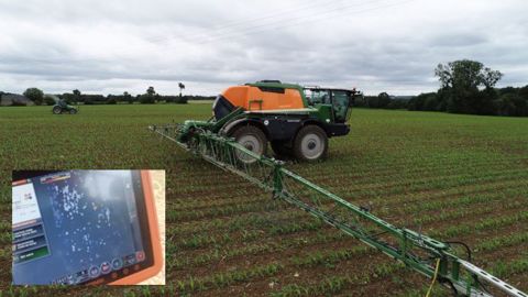 Amazone et Carbon Bee travaillent ensemble pour la réduction de produits herbicides. (©Amazone)
