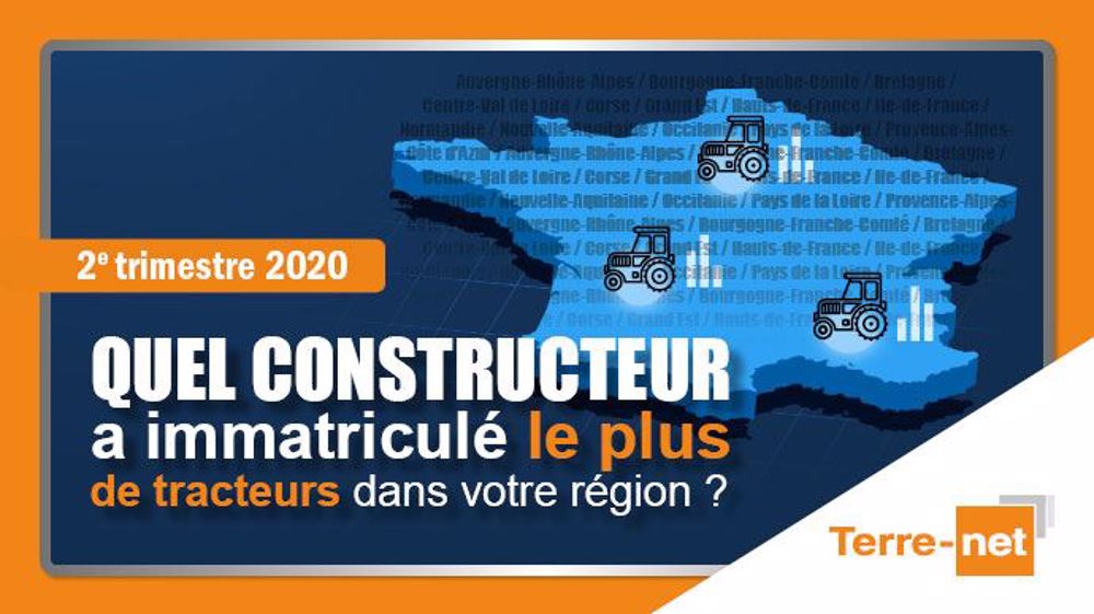 Terre-net a publié les chiffres des parts de marché tracteurs région par région, sur son site internet. (©Terre-net Média)