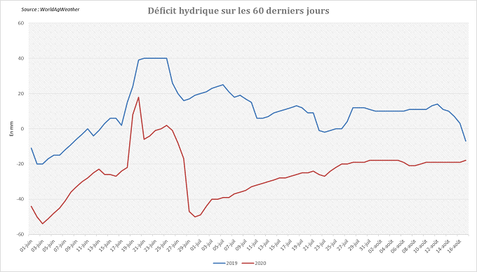Déficit hydrique argentin
