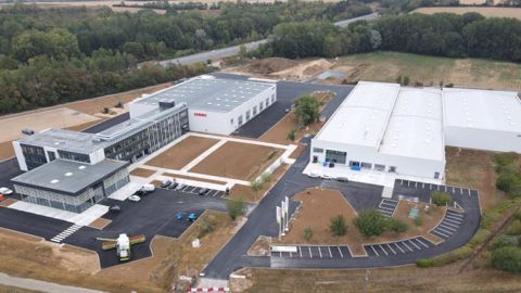 Claas a pris possession de son technopôle installé en Beauce à Ymeray. (©Claas)