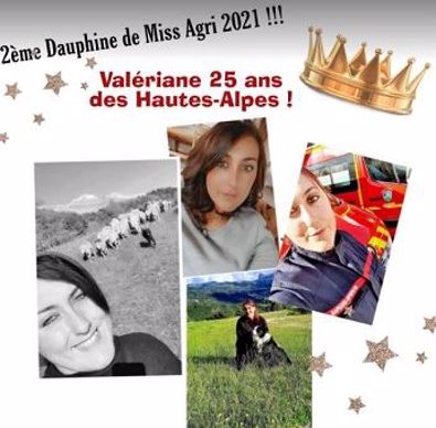 valeriane hautes alpes deuxieme dauphine miss agri 2021
