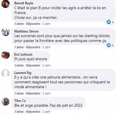 posts facebook restrictions de cultures apres neonicotinoides sur betteraves