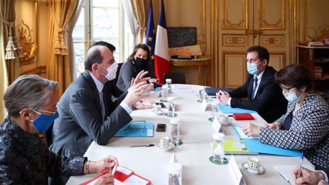 La FNSEA a rencontré le premier ministre Jean Castex le 28 janvier. (©FNSEA) La FNSEA a rencontré le premier ministre Jean Castex le 28 janvier. (©FNSEA)