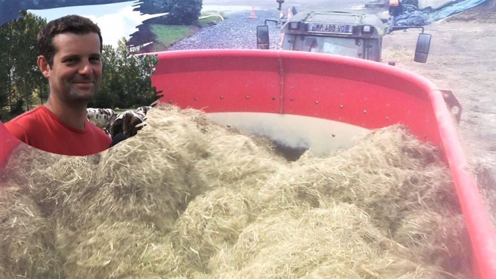 Avant d'investir dans sa propre mélangeuse, Antoine la loue à son voisin au prix de 400 €/mois. (©Terre-net Média)