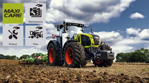 Claas propose jusqu'à 8 ans de garantie grâce aux contrats Maxi Care Plus. (©Claas) Claas propose jusqu'à 8 ans de garantie grâce aux contrats Maxi Care Plus. (©Claas)
