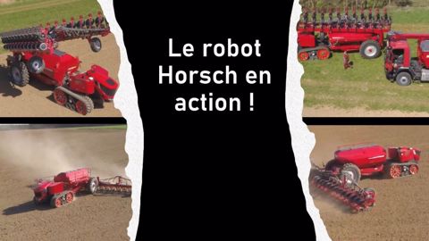 Le robot de semis autonome Horsch fait le buzz sur les réseaux sociaux. (©Horsch/Terre-net Média) Le robot de semis autonome Horsch fait le buzz sur les réseaux sociaux. (©Horsch/Terre-net Média)