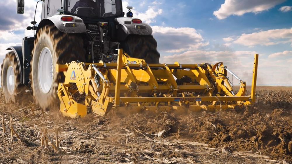 Le décompacteur K-Evo d'Alpego correspond aux tracteurs jusqu'à 220 ch de puissance. (©Alpego)