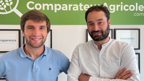 Pierre-Antoine Foreau et Vincent Guilhem ont fondé ComparateurAgricole en 2016 (© ComparateurAgricole.com)