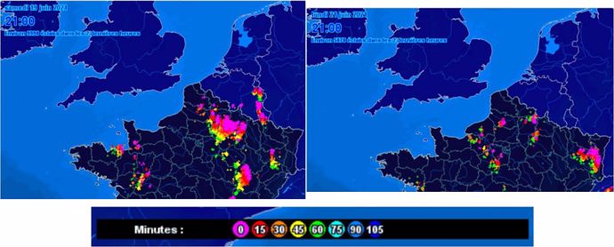 Orages dans le Nord en juin