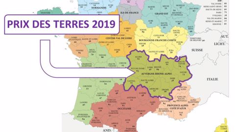 Quelle évolution du prix des terres en Auvergne-Rhône-Alpes en 2020 ?