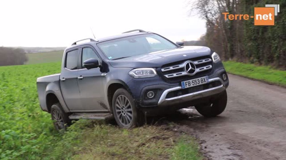 Mercedes met la barre haute en termes de confort et de finition avec son Classe X. (©Terre-net Média)