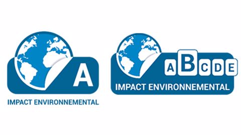 L'affichage environnemental est en expérimentation en France. (©Ademe)