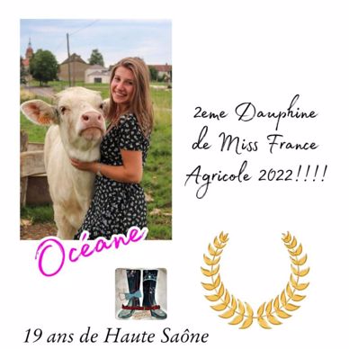 oceane deuxieme dauphine miss agri 2022