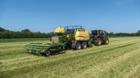 Krone propose dès à présent un nouveau système d’incorporation pour ses presses Big Pack Nouvelle Génération (©Krone) Krone propose dès à présent un nouveau système d’incorporation pour ses presses Big Pack Nouvelle Génération (©Krone)