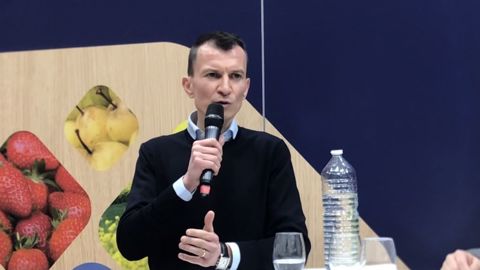 Sébastien Abis, chercheur à l'Iris, lors d'une conférence de presse le 28 février au salon de l'agriculture. (©Terre-net Média) Sébastien Abis, chercheur à l'Iris, lors d'une conférence de presse le 28 février au salon de l'agriculture. (©Terre-net Média)