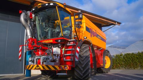 Le porte-outils Vredo VT5536 développe jusqu'à 550 ch grâce au moteur Scania Stage V. (©Vredo) Le porte-outils Vredo VT5536 développe jusqu'à 550 ch grâce au moteur Scania Stage V. (©Vredo)