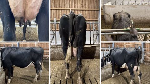 Hugo nous détaille le pointage de Mignonne, une Prim'holstein de 2016 Hugo nous détaille le pointage de Mignonne, une Prim'holstein de 2016