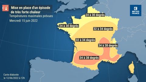 La France s'apprête à subir une vague de chaleur exceptionnelle La France s'apprête à subir une vague de chaleur exceptionnelle