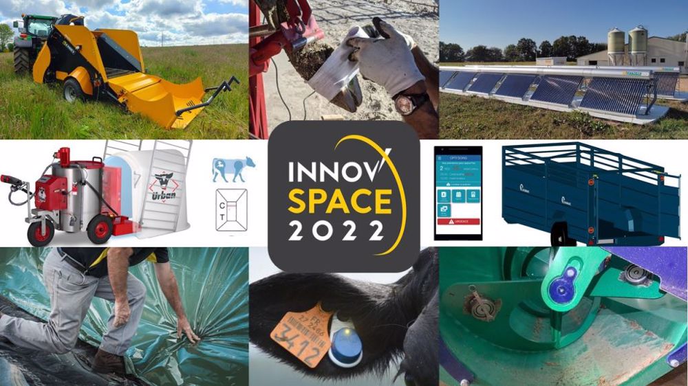 De l'appli mobile à la pailleuse, en passant par le pansement pour sabots... Le concours Innov'Space 2022 fait le plein de nouveautés pour l'élevage. (©Innov'Space) De l'appli mobile à la pailleuse, en passant par le pansement pour sabots... Le concours Innov'Space 2022 fait le plein de nouveautés pour l'élevage. (©Innov'Space)