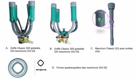 GEA lance les gobelets GS et les manchons GQ GS pour optimiser la traite. (©GEA)