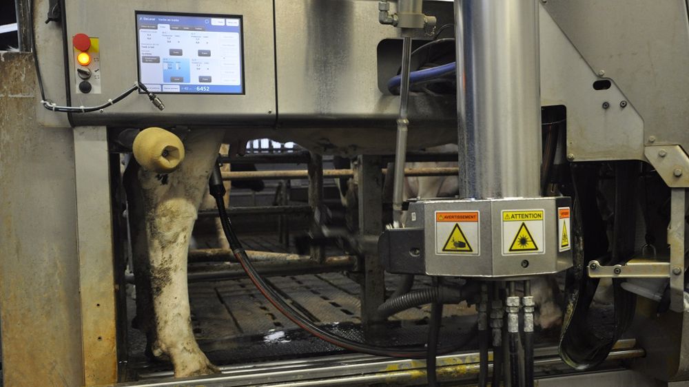 Les données des robots de traite, connectés à internet, peuvent également être en proie au piratage informatique. (©Terre-net Média)